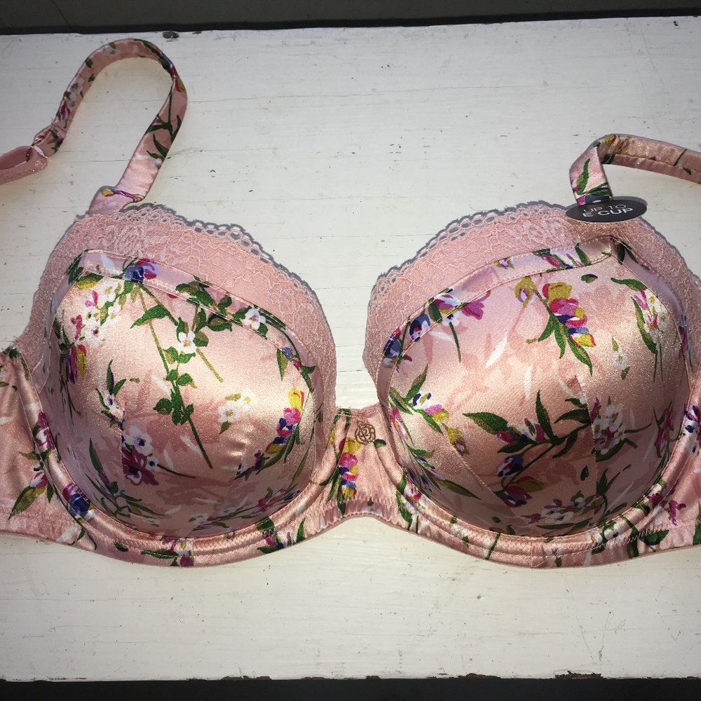 Silk Floral Bra